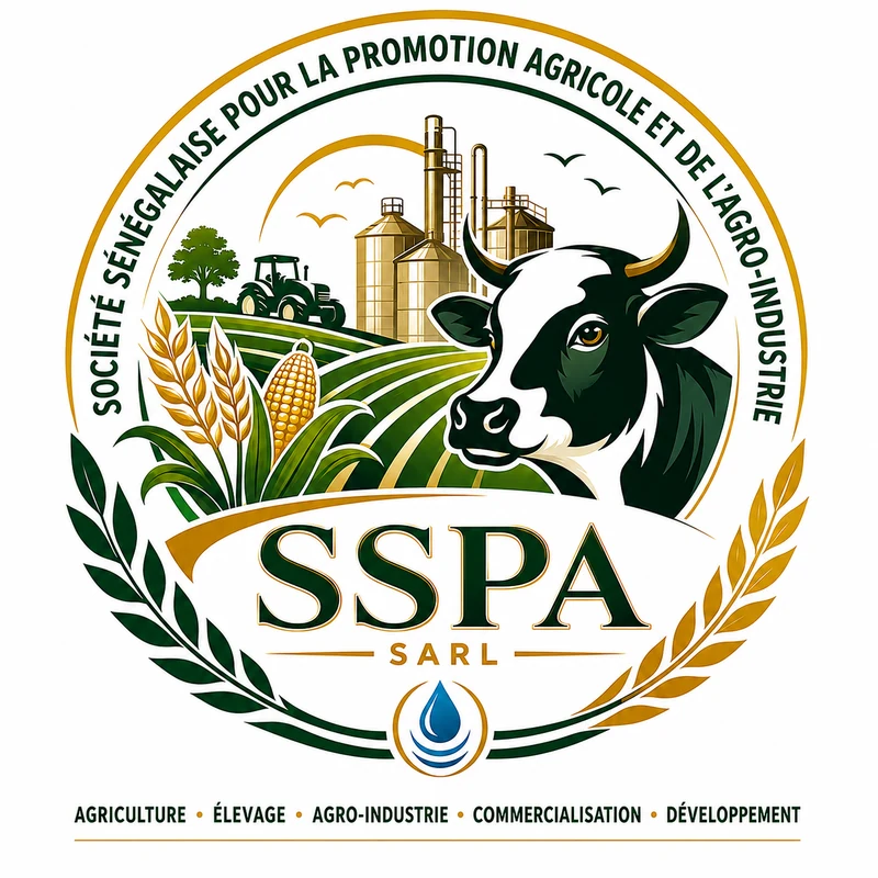 Logo SSPA — Société Sénégalaise pour la Promotion Agricole et de l’Agro-industrie